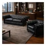 Art chester üçlü koltuk - Görsel 4